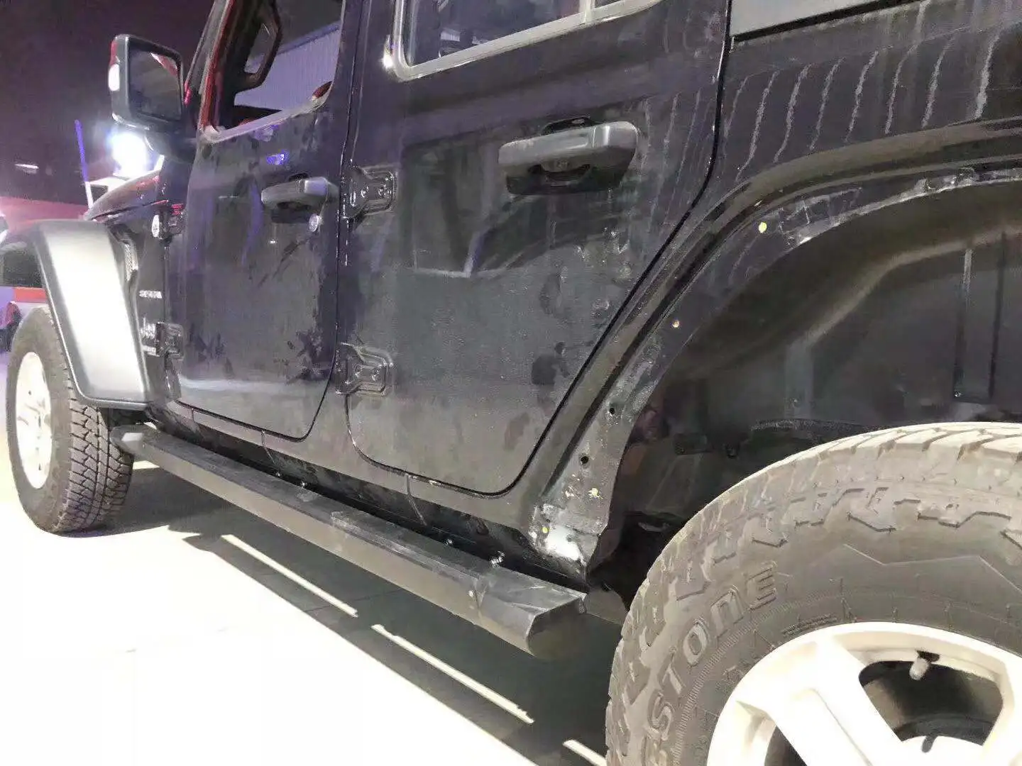 Для Японии 4-дверная электрическая педаль боковая ступенька черный алюминиевый