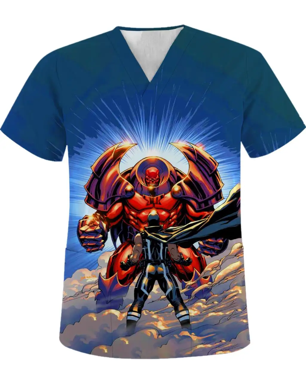 

Hot Toys Men's Clothes Avenger Spider-Man V-neck Pocket T-shirts Oversize Top For A Boy Y2k Womens Blouses Bape Shark Revengers