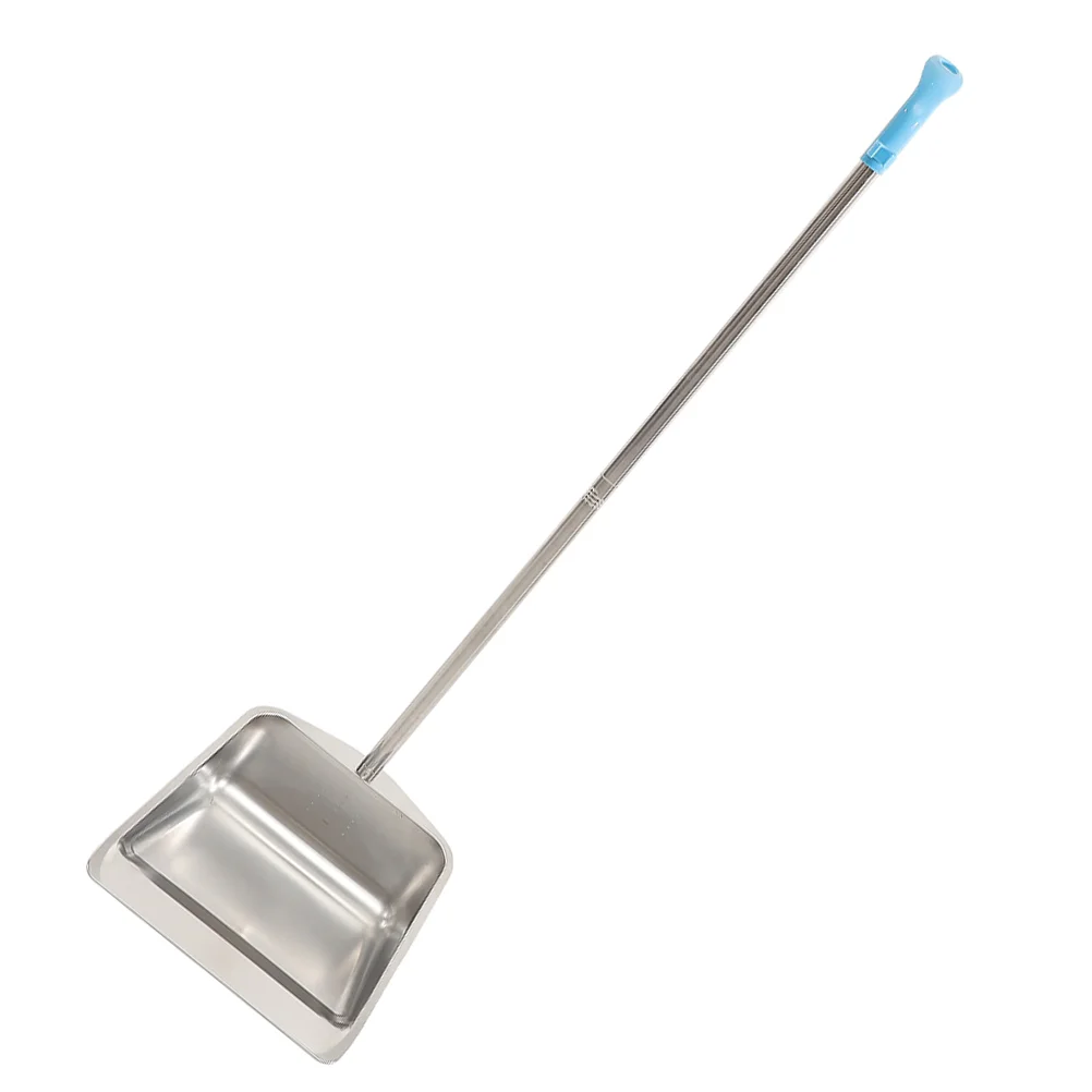 

Stainless Steel Dustpan Office Detachable Cleaning Handle Home Garbage Can