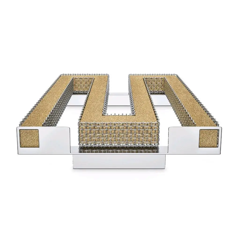 

Picnicking Barbeque Grill Fog Generator Stainless Steel Mesh Pellet Tray
