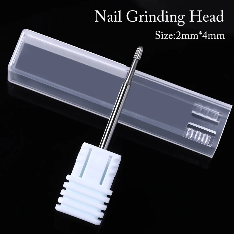 1 Pc Safety Nail Drill Bits Tungsten Carbide Drill Bit Cuticle Remover 3/32" For Electric Nail File Machine Cuticle Clean Tools images - 6