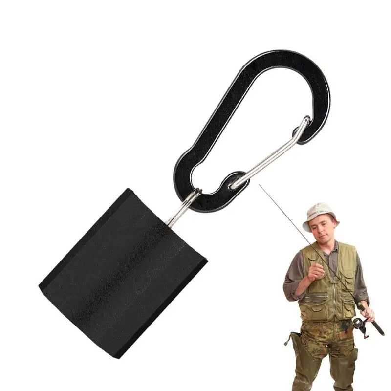 Зажимы для удочки, носки для удочек, портативные и универсальные зажимы и держатели для удочек с цепочкой для ключей для забрасывания