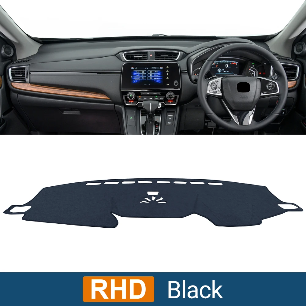 

Коврик На Приборную Панель Honda CR-V 5 2017-2022, Солнцезащитный, Нескользящий, Из Фланели, Аксессуар Для Автомобиля