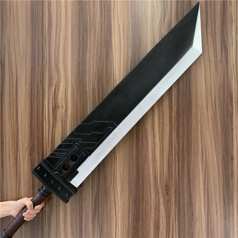 Модель ножа безопасности 1:1 Sword Cosplay Final Fantasy 7 VII Cloud Strife Buster Remake PU Zack Fair Weapon, длиной 108 см.