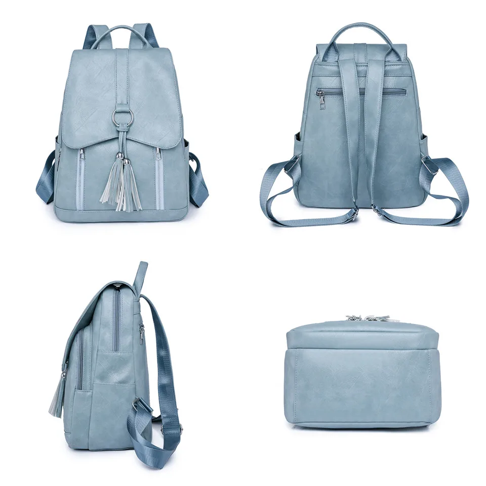 Роскошный дизайнерский женский дорожный рюкзак высокого качества из мягкой