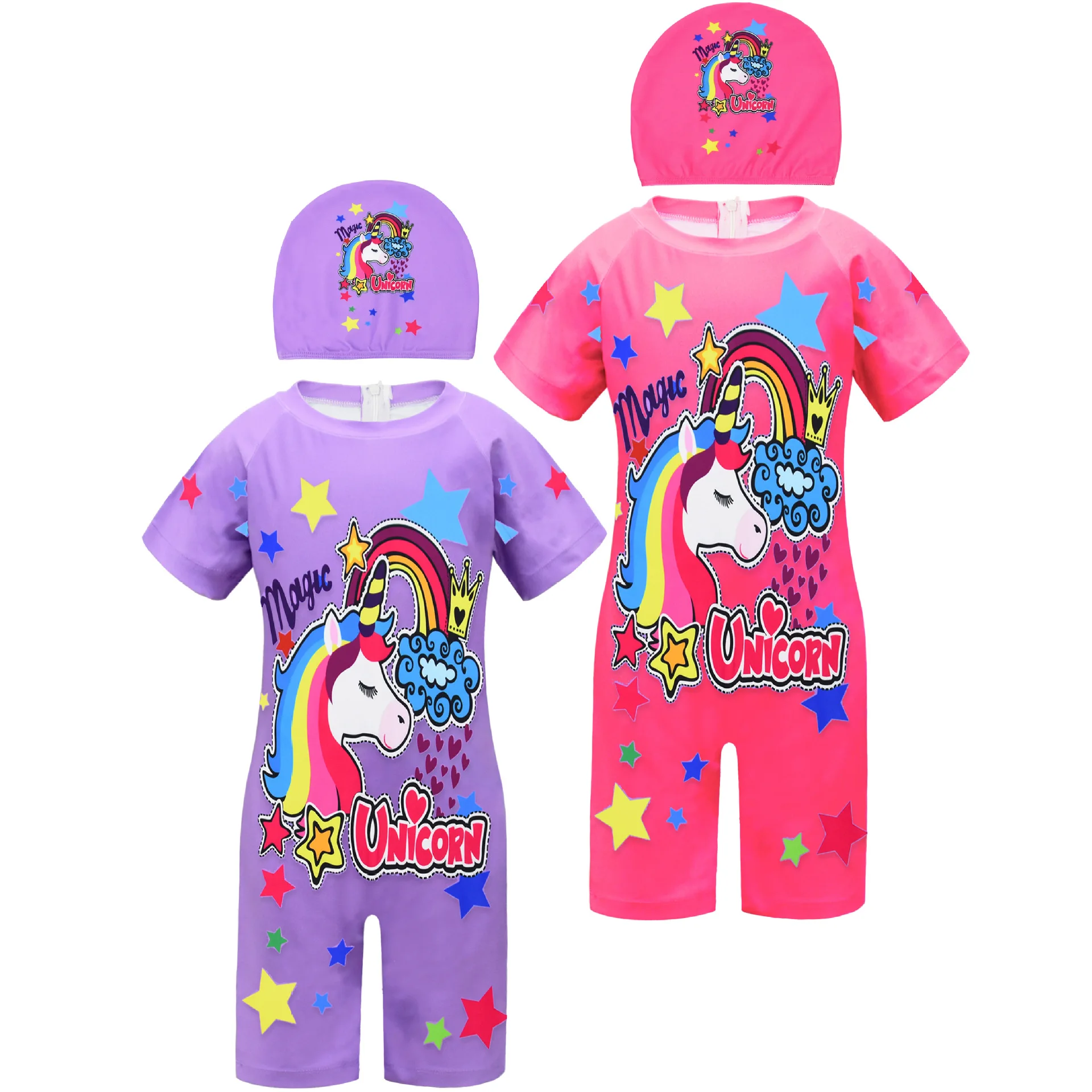 

Детский слитный купальник с принтом единорога, Топ 2022