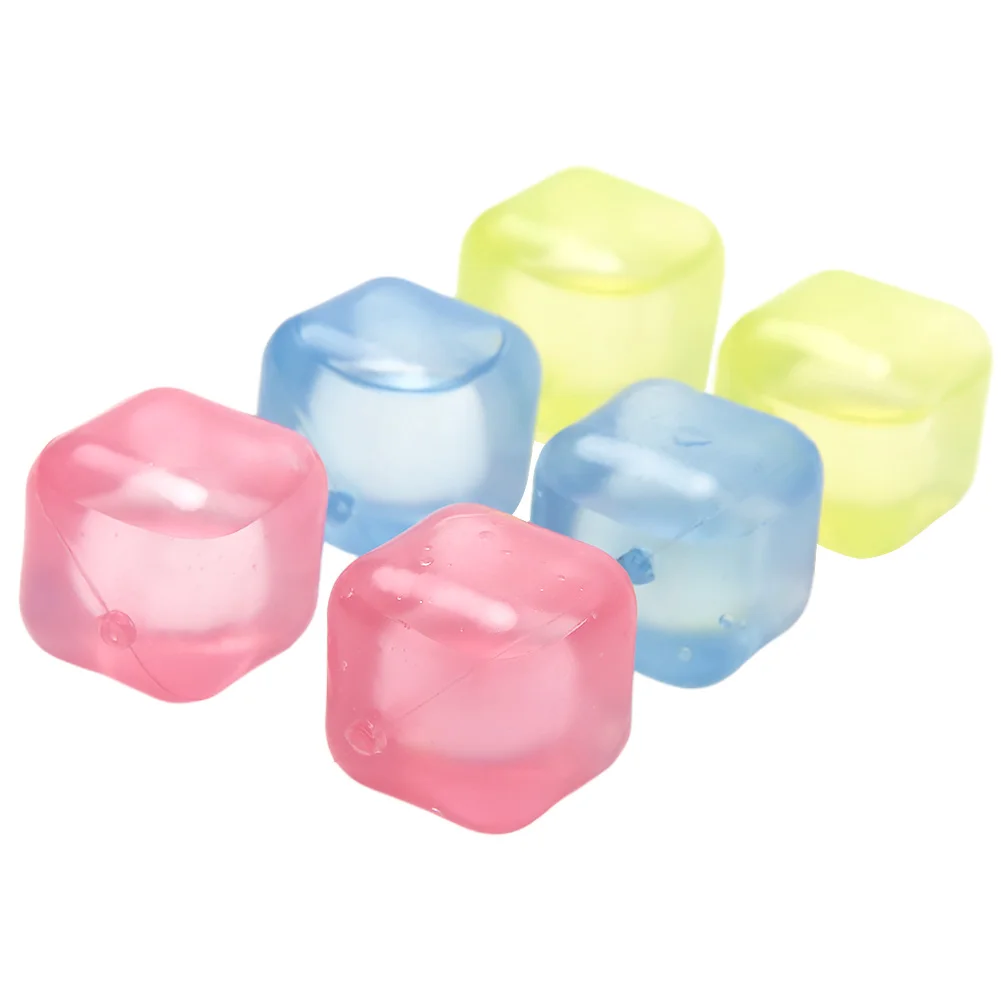 6 шт. многоцветная форма для изготовления льда из пищевого пластика |