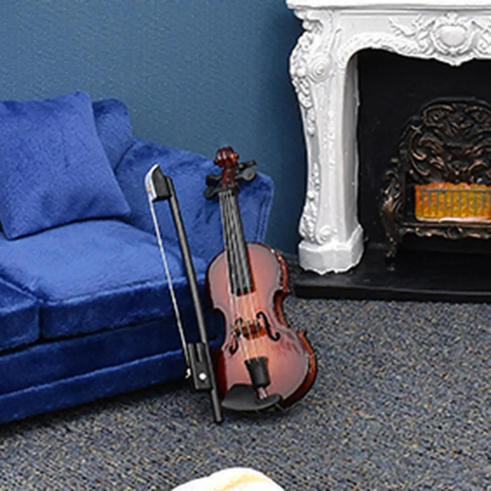 

Миниатюрные Игровые мини-аксессуары для кукольного домика для скрипки для девочек и мальчиков без коробки