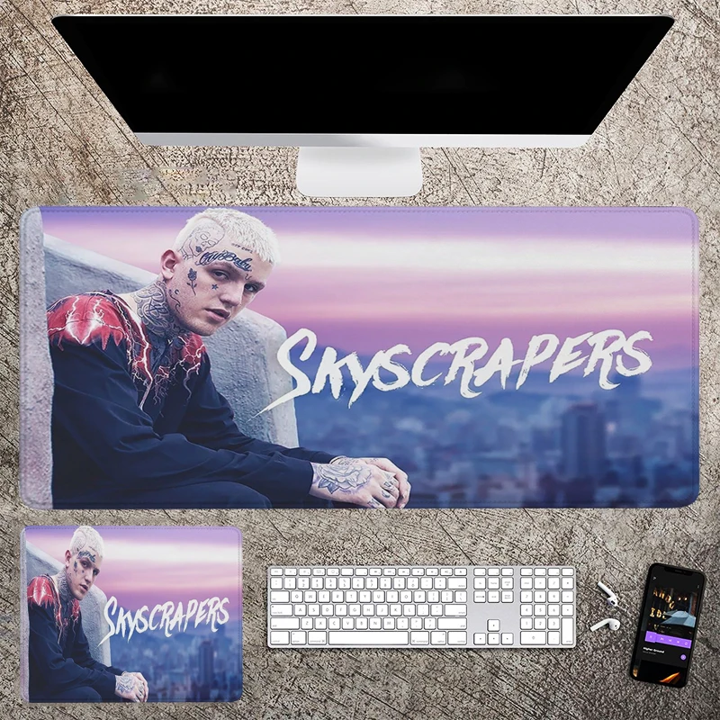

Коврик для мыши Lil Peep, большой Настольный коврик Xxl, скоростной игровой коврик для компьютерных столов, для игрового кабинета, настольного компьютера, клавиатуры
