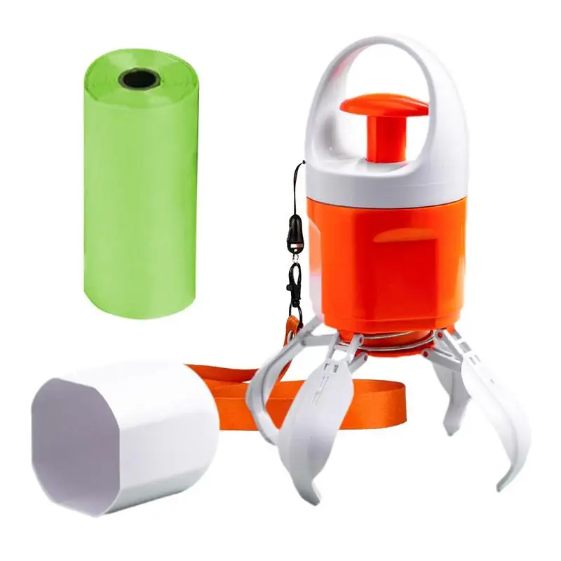 

Dog Poop Claw Portable Pooper Scooper For Yard Handheld Foldable Poop Scooper With Bag Dispenser Medium Dogs Poop Grabber