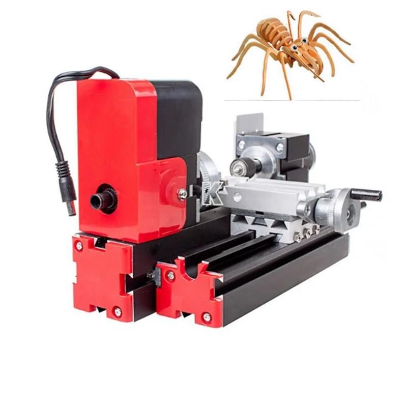 

Mini Metal Lathe for DIY toys and wood working model crafts