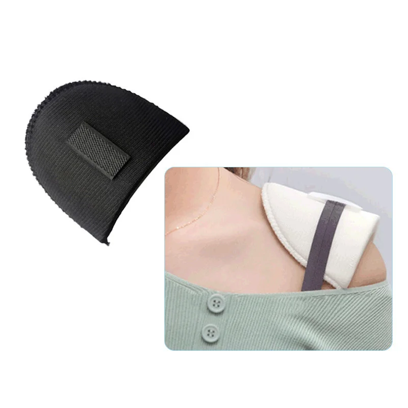 1Pair Auto-stick Shoulder Pad Women Blouse Soft Padded Blazer Overcoat T-shirt Clothes DIY Apparel Sewing Ingredients Accessorie - купить по