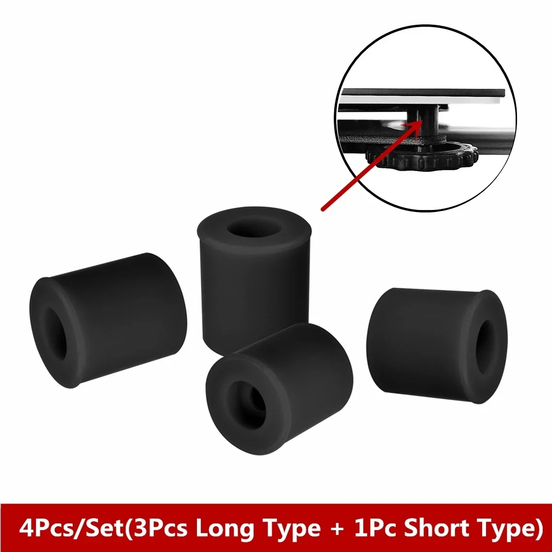 3D принтер высокотемпературная силиконовая зеркальная Колонка для выравнивания