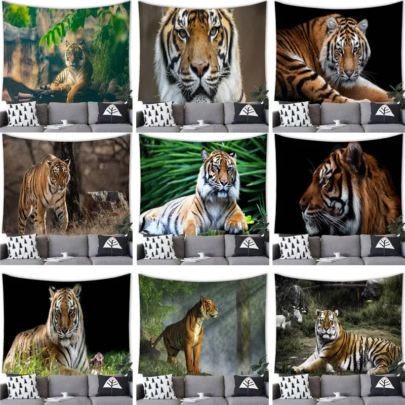 

Тропическая Птица, попугай, настенный Подвесной Настенный гобелен, настенное украшение для вечеринки, домашний декор, гобелен в виде попуга...