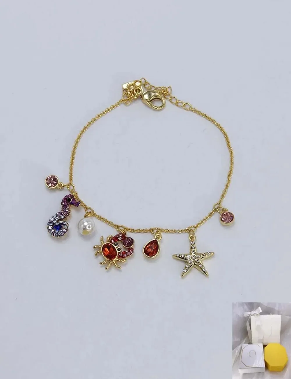 Новый Платиновый браслет LOUISON великолепный матовый лист рисунок стразы