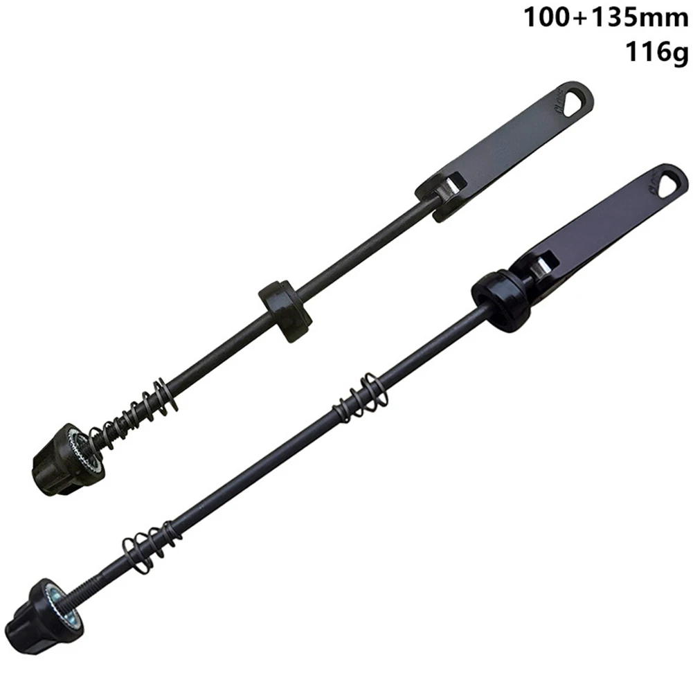 Купи 1x Bicycle Axle Front Rear Quick Release Skewers Wheel Hub For MTB Road Flower Drum Rod Front 150mm Rear 193mm Components за 5 рублей в магазине AliExpress