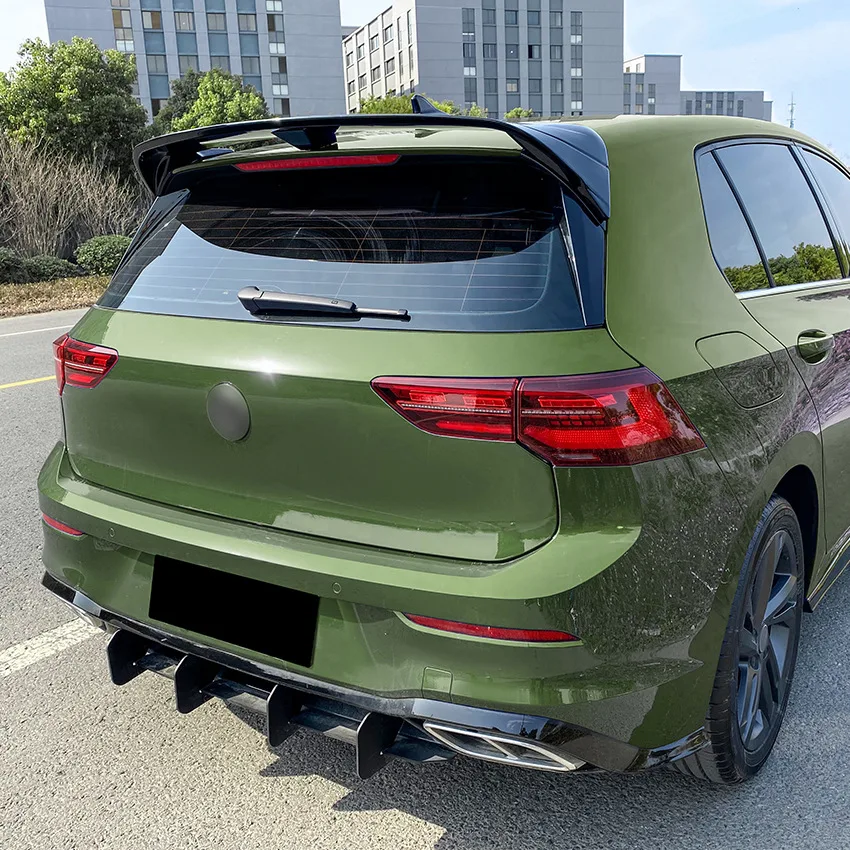 Для VW Golf MK8 GTI R GTD Clubsport Комплект кузова задний спойлер для багажника из