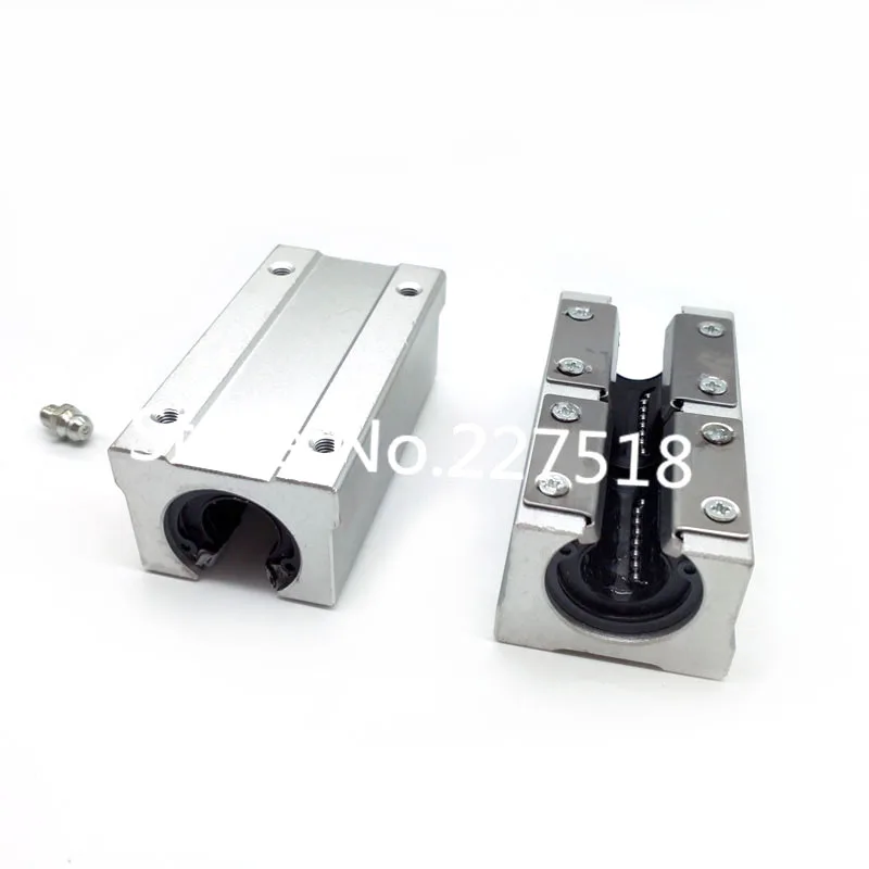 

10pcs SBR16LUU 16mm aluminum block 16mm Linear motion ball bearing slide block match use SBR16 16mm linear guide rail
