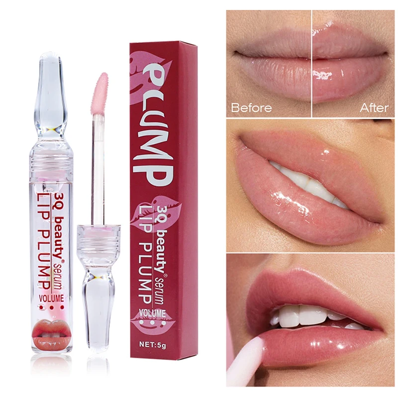 

New Moisturizing Nourish Lip Plump Fruit Flavored Lip Oil Serum Water Lipgloss Lip Care Beauty Fade Lip Wrinkles Korean Makeup