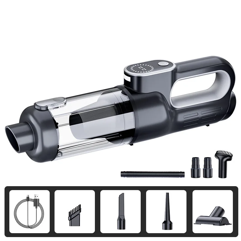 

Автомобильный пылесос, беспроводной однокнопочный пылесборник, мощный портативный пылесос, большой всасывающий мини-ручной пылесос