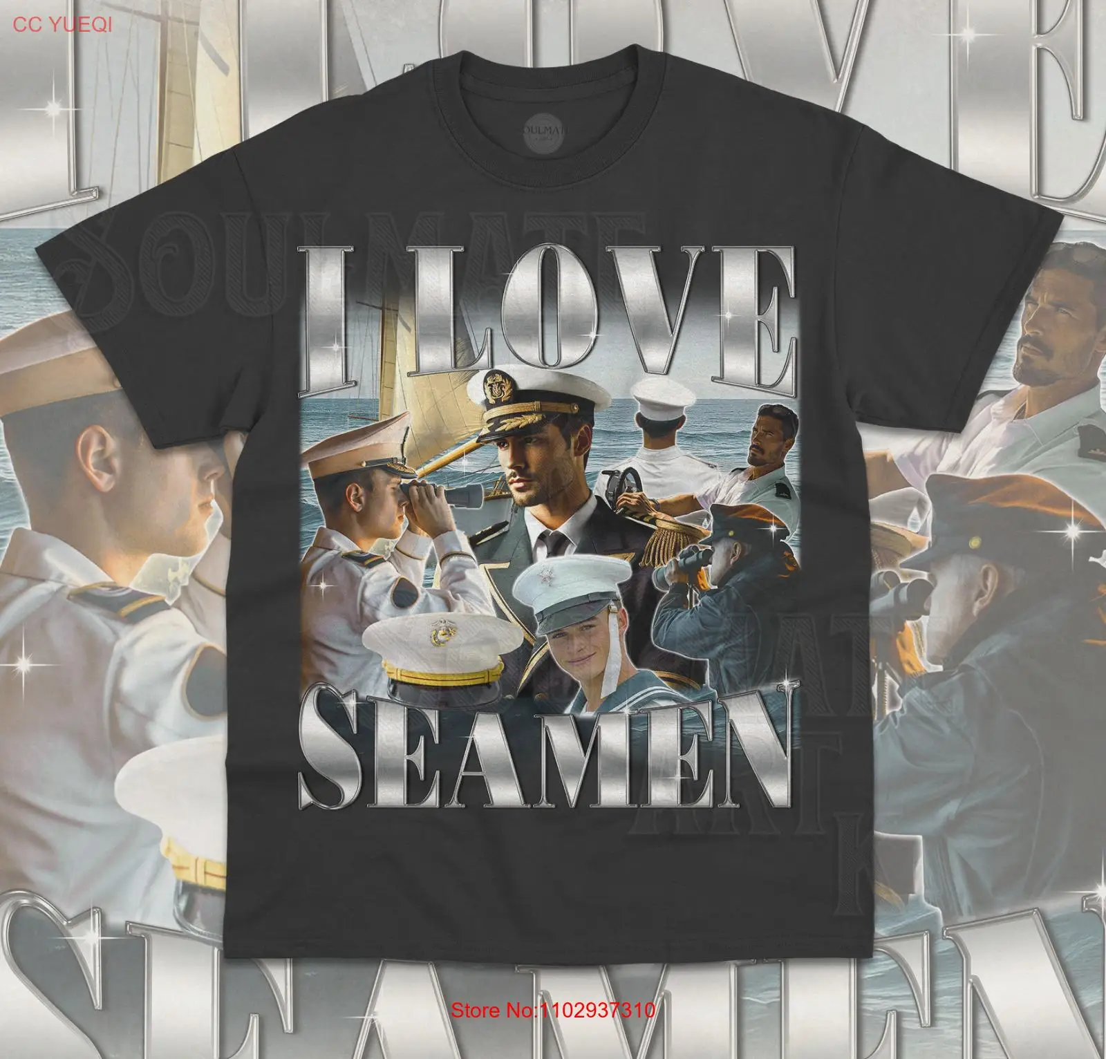 I Love Seamen футболка Океаническая и морская жизнь Lover Humor Sarcastic унисекс рубашка