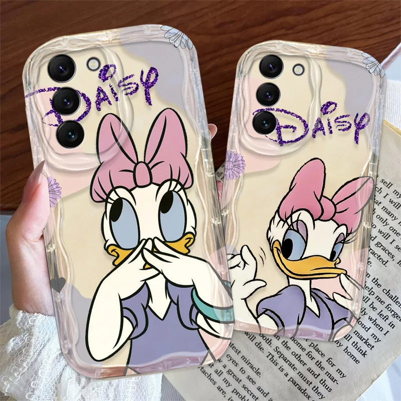 Чехол Disney с рисунком Дональда Дака Дейзи Для S21 S23 S24 Ultra Plus FE A55 A35 A25 A05S A54 A53 A52 A33 A32