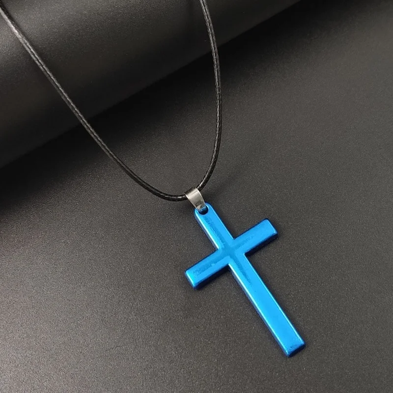 

Personalized Cross Pendant Necklace for Women Men New Jewelry 2021