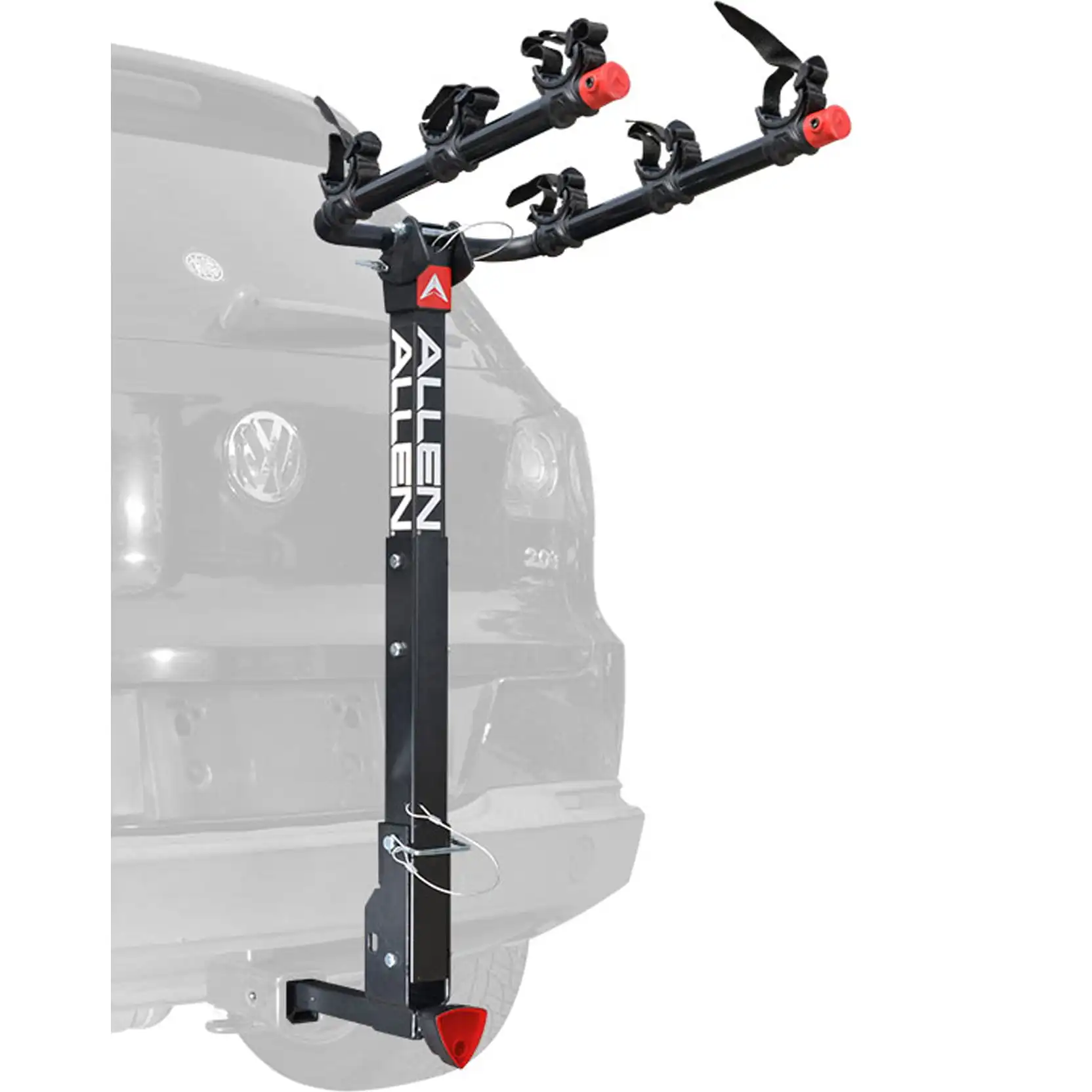 

Quick Install Locking 3- Hitch Mounted Bike Rack Carrier, 532QR