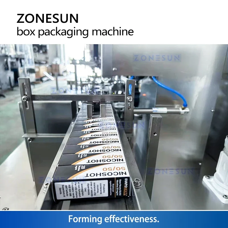 ZONESUN Автоматическая машина для производства картонных коробок с горизонтальной