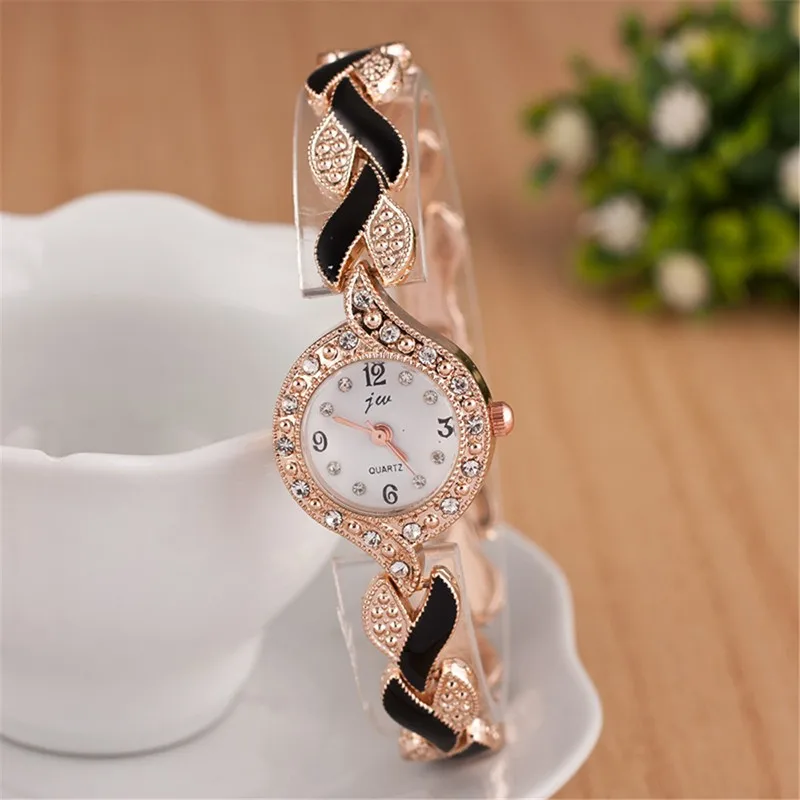 

Модные и минималистичные женские часы, цифровые, семи цветов, стальной ремешок, Круглый Алмазный циферблат, женские часы, часы с таймером