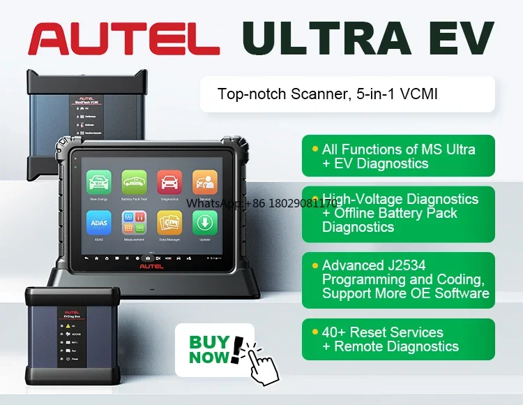 2024 инструмент для программирования ЭБУ autel maxisy ultra ev altar maxis ms909 оригинальный