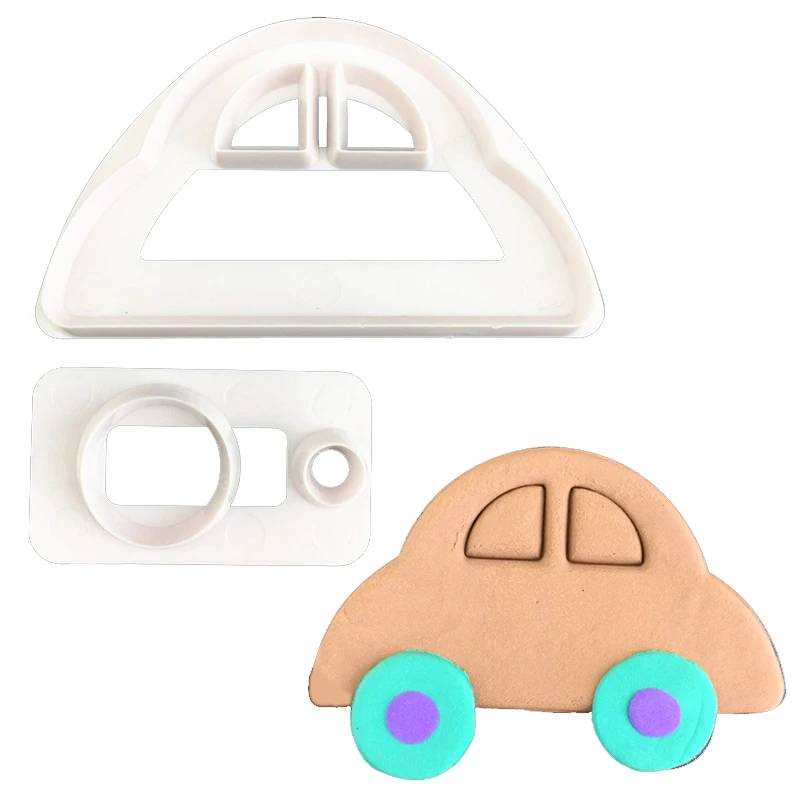 

Automobile Cloud Cookie Cutters Mould Baking Tools DIY Fondant Car Cake Decorating Stamps Kitchen Pastry Biscuit Chocolates Make