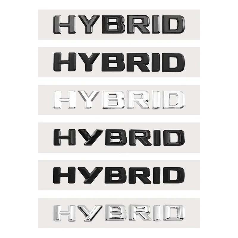 Автомобильный 3D Гибридный брызговик багажник буквы логотип значок эмблема