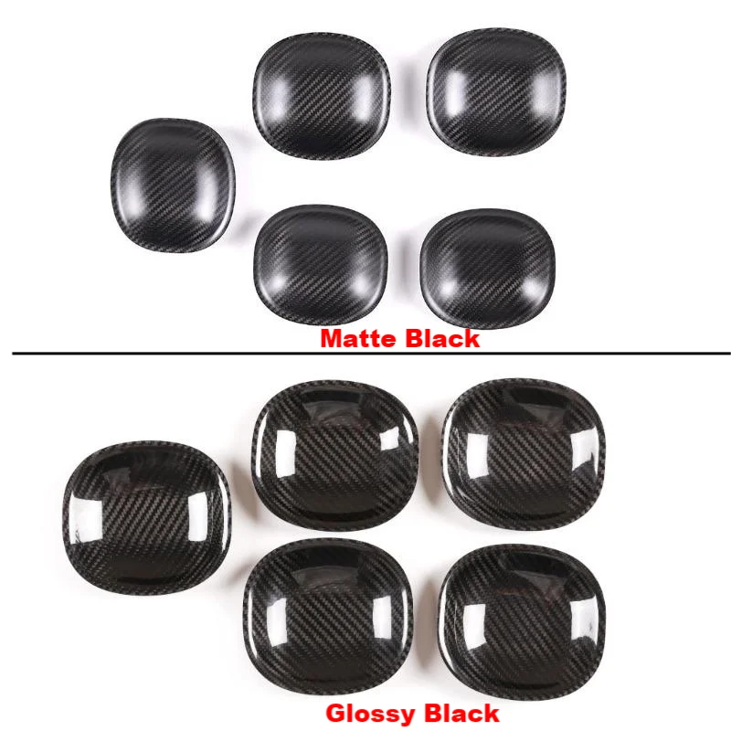 Внешняя дверная ручка из углеродного волокна отделка чаши фотообложка для Mercedes