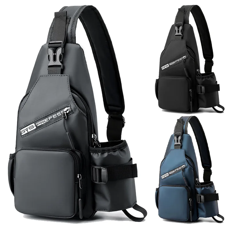 

Fashion Casual Men Mini Backpack Usb Port Small Sports Backbag Sling Chest Bag Male Bagpack Male Multifunctional Crossbody Bag
