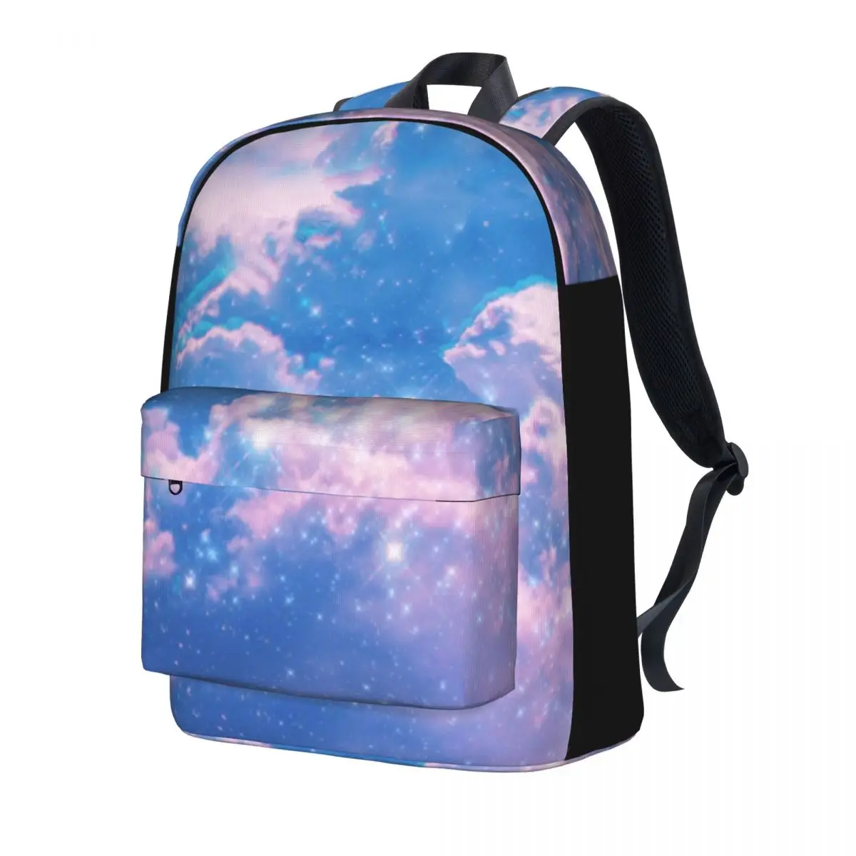 

Рюкзак в эстетическом стиле с изображением облаков, мягкие дизайнерские школьные ранцы с блестящей абстрактной текстурой для мальчиков и девочек