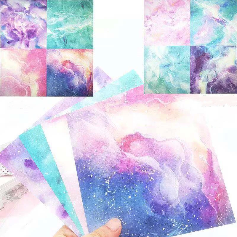 14 см 60 шт. Премиум квадратная Двусторонняя звезда оригами день ветер цветы тысяча