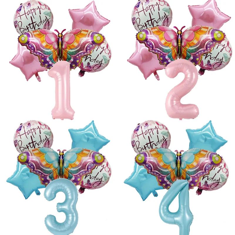 

Набор фольгированных воздушных шаров в виде бабочки, 40 дюймов