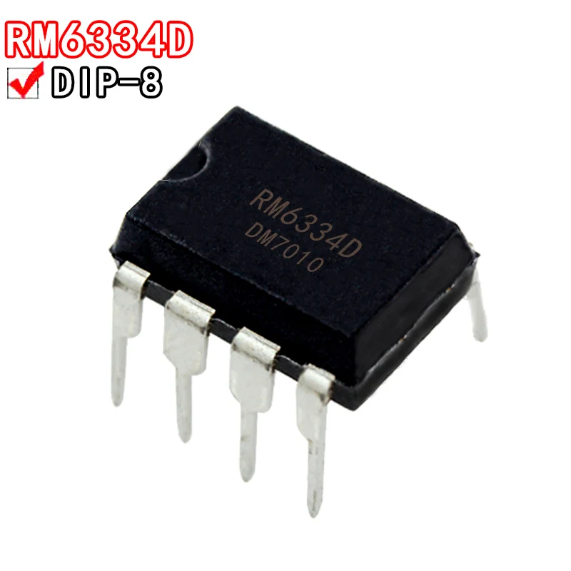 

1PCS RM6334D vice-side feedback six-stage 18W DIP8 12V/1.5A power adapter charger IC