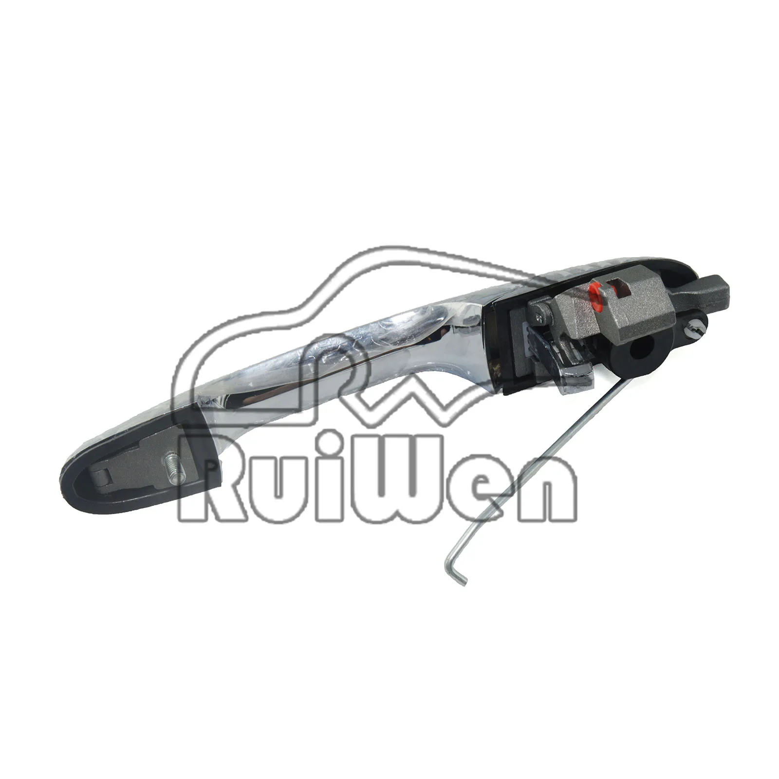 Автомобильная дверная ручка для Fiat 500 и 500C 2007 2008 2009 2010-2020 внешняя хромированная