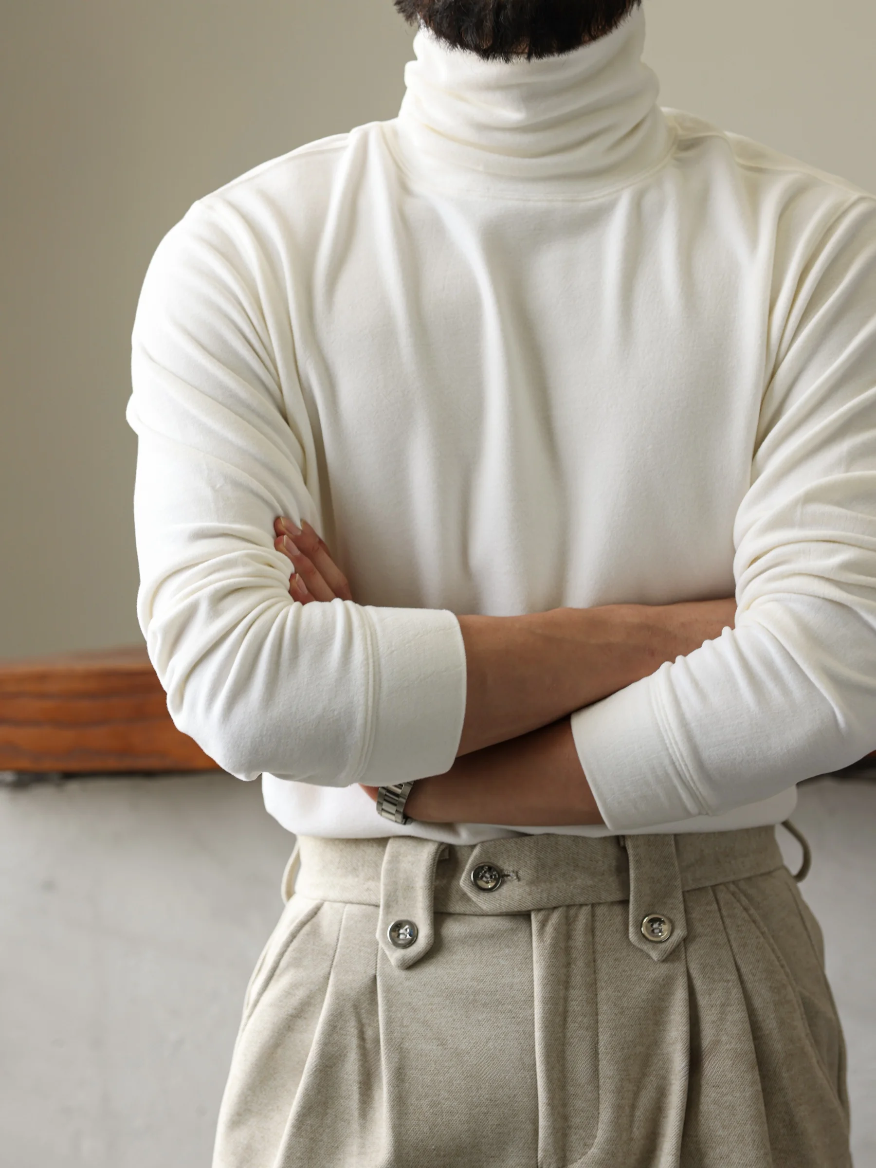 Осень и зима новая водолазка Dralon тяжелая 300 г облегающая рубашка для отдыха с