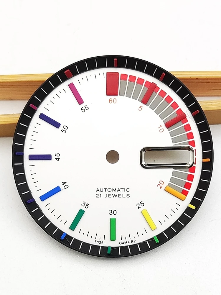 S 28.5mm Watch Dial Fit Japan NH35 NH36 4R 7S Automatic Movement Men Watch Accessories