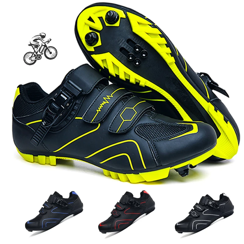 

Профессиональная велосипедная обувь для мужчин, спортивная обувь для горных велосипедов, самоблокирующаяся, SPD, дорожный велосипед, унисекс