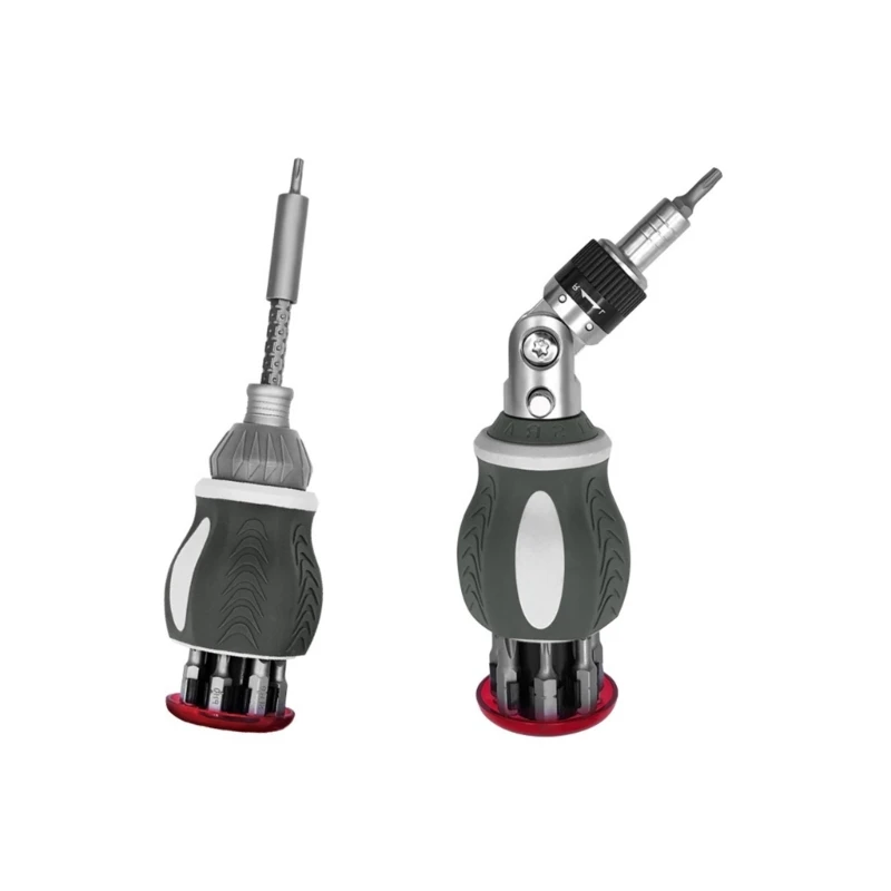 

Отвертка с храповым механизмом 6 в 1, ручные инструменты, отвертка, Портативный Телескопический отвертка с поворотом на 180 градусов, точный Р...