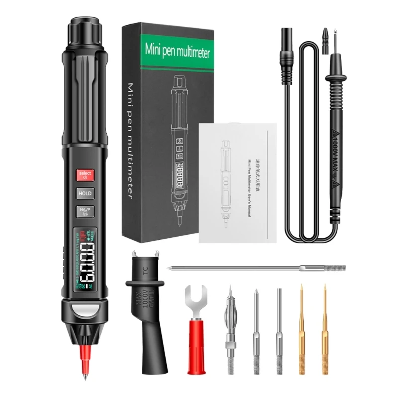 

Multimeter Pen Type Meter Non Contact Voltage Resistance-Capacitance Tester Tool