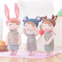 metoo angela plush dolls baby toy for children girl kids toys 33cm gift lace bunny rabbit stuffed plush animals