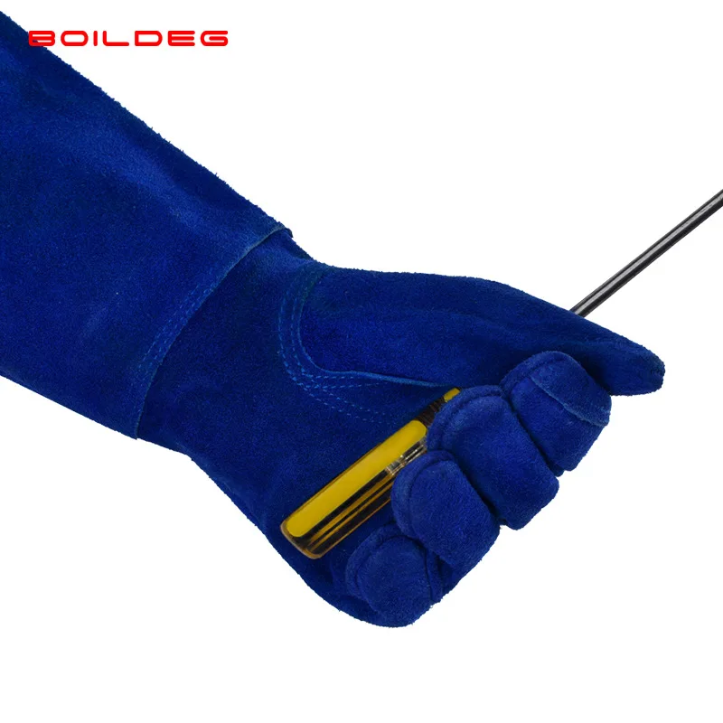 Кожаные сварочные перчатки - термостойкие/огнестойкие идеально подходят для