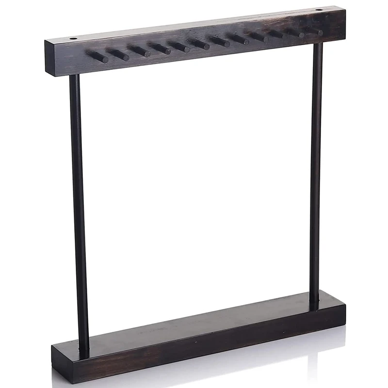 

Jewelry Tower Organizer With 24 Hooks And Pedestal Tray For Hanging Necklaces Bangles Watches Storage Holder For Women