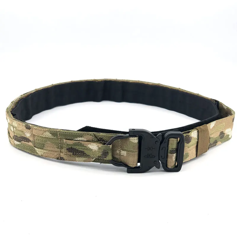 

Tactical Molle Belt Army Airsoft Battle Belt Combat Gear Military Men CS Wargame Quick Release Multicam Shooting Belt 1.5 Inch