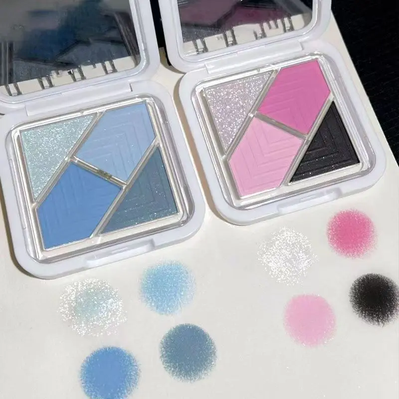 

JADED Reverse the World Four-color Eyeshadow Palette Hot Girl Powder Summer Blue-green Pocket Portable Pocket Eyeshadow
